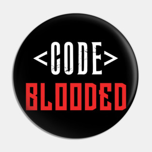 Code Blooded Pin