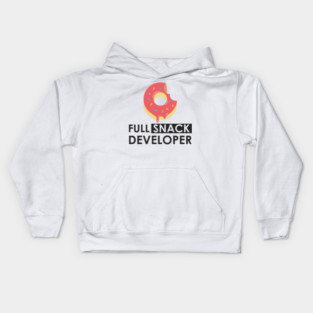 Full snack developer Kids Hoodie