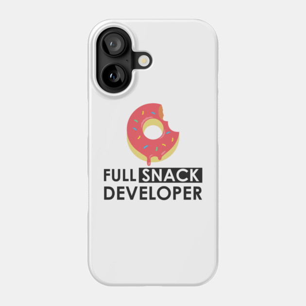 Full snack developer Phone Case by enrynz