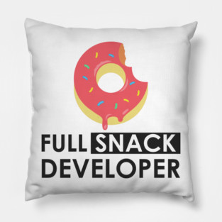Full snack developer Pillow