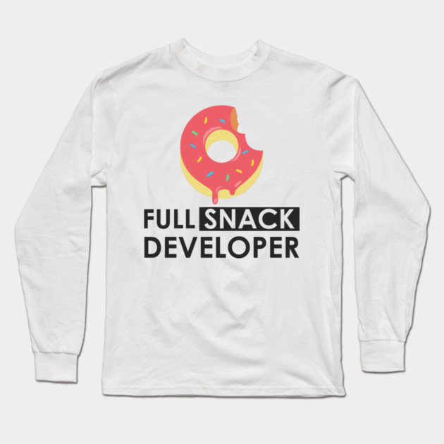 Full snack developer Long Sleeve T-Shirt by enrynz