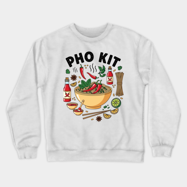 Pho Kit Crewneck Sweatshirt by enrynz