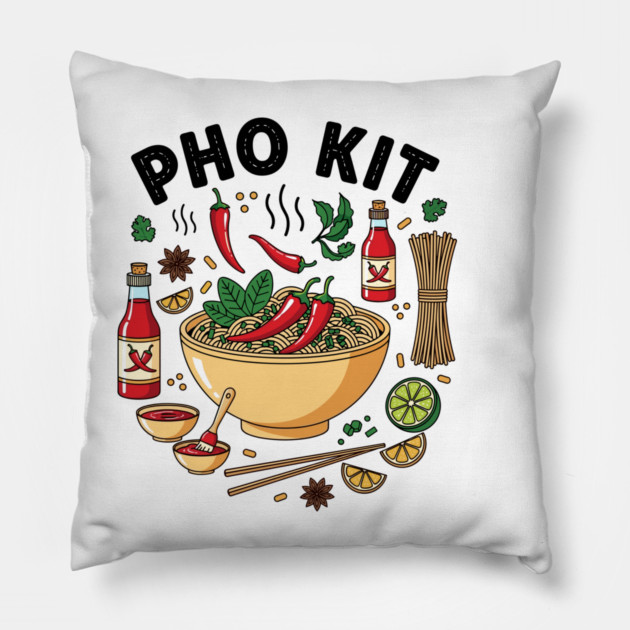Pho Kit Pillow by enrynz