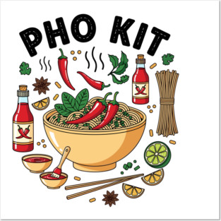 Pho Kit Posters and Art