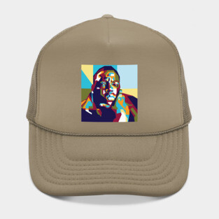 Abstract rapper popart Hat