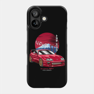 JDM Red Supra MK4 Phone Case