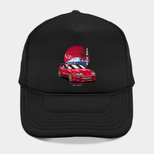 JDM Red Supra MK4 Hat