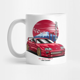 JDM Red Supra MK4 Mug