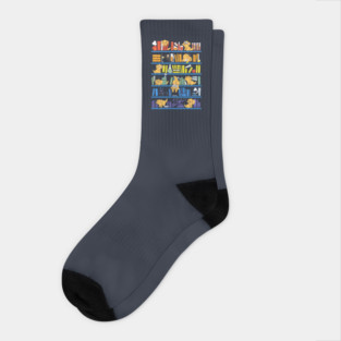 Chemistry LABrador (rainbow) Socks