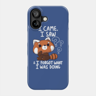 Forgetful Red Panda Phone Case