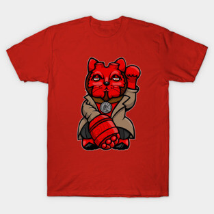 Hellboy lucky cat T-Shirt