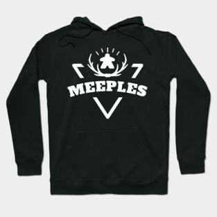 Meeples Board Games - Meeple, Board Game, Tabletop Nerd and Geek Hoodie