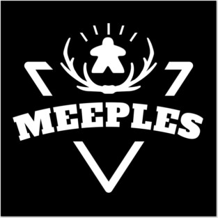 Meeples Board Games - Meeple, Board Game, Tabletop Nerd and Geek Posters and Art