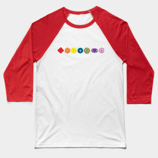 Seven Chakra Baseball T-Shirt