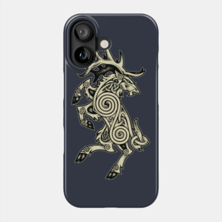 Celtic Elk Rampant Phone Case