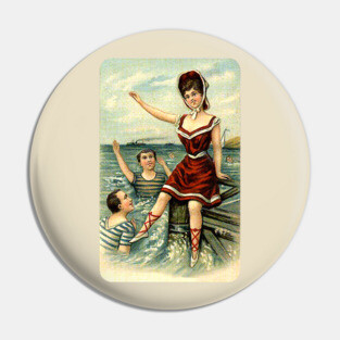 In The Aeroplane Over The Sea / Bathing Beauty Pin
