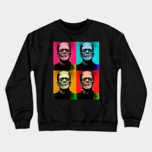 Frankenstein pop art Crewneck Sweatshirt