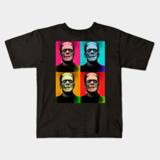 Frankenstein pop art Kids T-Shirt