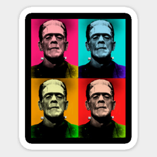 Frankenstein pop art Magnet