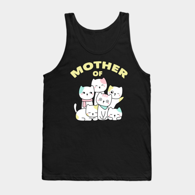 Mother of Cats Tank Top by creative