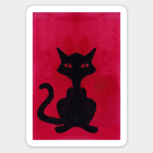 BLACK CAT Sticker