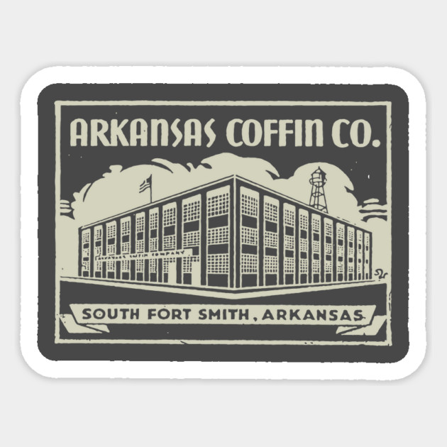 Arkansas Coffin Company Sticker by rt-shirts