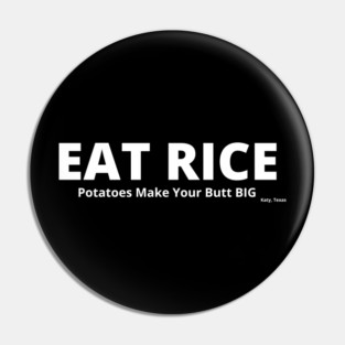 Eat Rice Pin