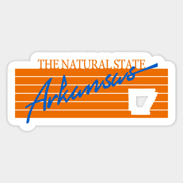 Retro Natural State Magnet by rt-shirts
