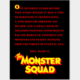 The Monster Squad, Opening Text, movie, film, 1987 Posters and Art