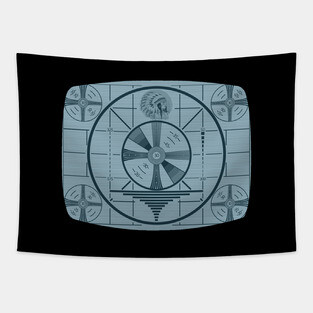 Indian Head Test Pattern Tapestry
