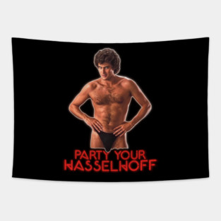 PARTY YOUR HASSELHOFF Tapestry