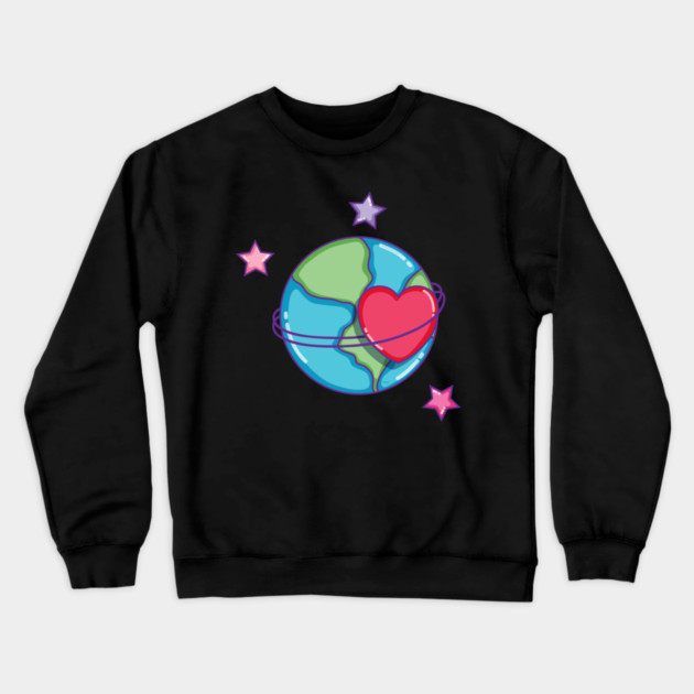 Loving my Planet Earth Day Crewneck Sweatshirt by creative