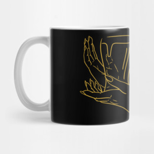 Black Lodge Pint Gold Mug