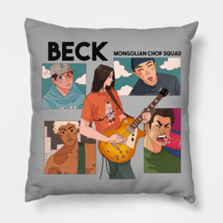 Mongolian Chop Squad Band Pillow