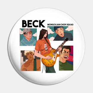 Mongolian Chop Squad Band Pin