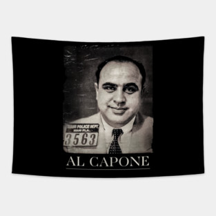 Al Capone Mugshot Tapestry