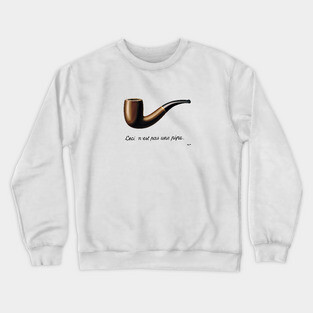 This Is Not a Pipe Crewneck Sweatshirt