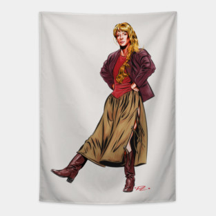 Juice Newton - An illustration by Paul Cemmick Tapestry