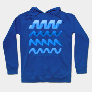 Synthesizer Waveforms for Electronic Musician Hoodie