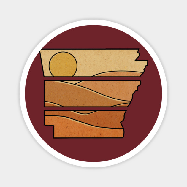 Arkansas Fall Colors Magnet by rt-shirts