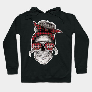 Funny Bingo Bitch Skeleton Hoodie