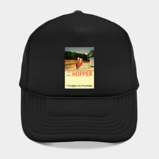 Edward Hopper - Gas - Minimalist Exhibition Art Poster Hat