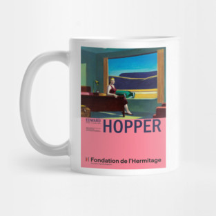 Edward Hopper - Western Motel - Minimalist Exhibition Art Poster Mug