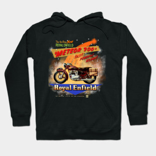Royal Enfield Meteor 700 by MotorManiac Hoodie