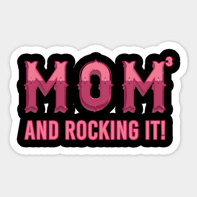Mom of 3 kids & rocking it! Magnet by creative
