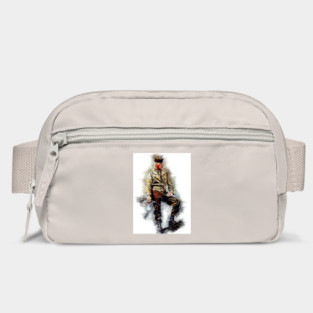 Lee Marvin Unique World War 2 Movie Watercolor Portrait Bag