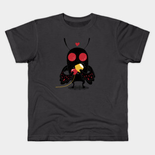 Mothman Love Lamp Kids T-Shirt