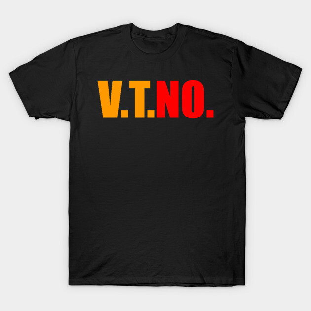 V.T.No. No VTO Design T-Shirt by belownormal