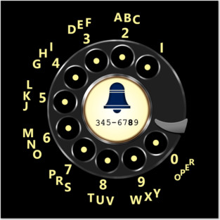 Retro Rotary Dial Posters and Art