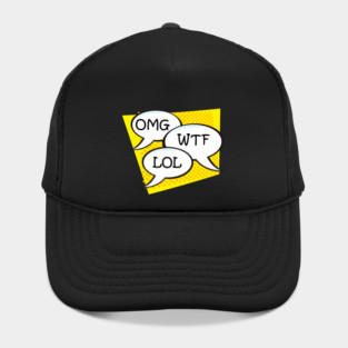 OMG WTF LOL Hat